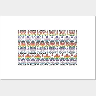 The Sound of Music The Von Trapp Curtain Drapes Pattern Design PRIDE Posters and Art